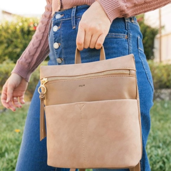 Handbags - COLAB SUEDE BACKPACK Bark